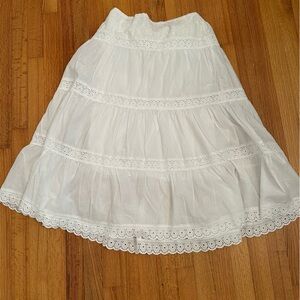 Coldwater  Creek  Tiered Maxi Skirt size 10 ¥¥